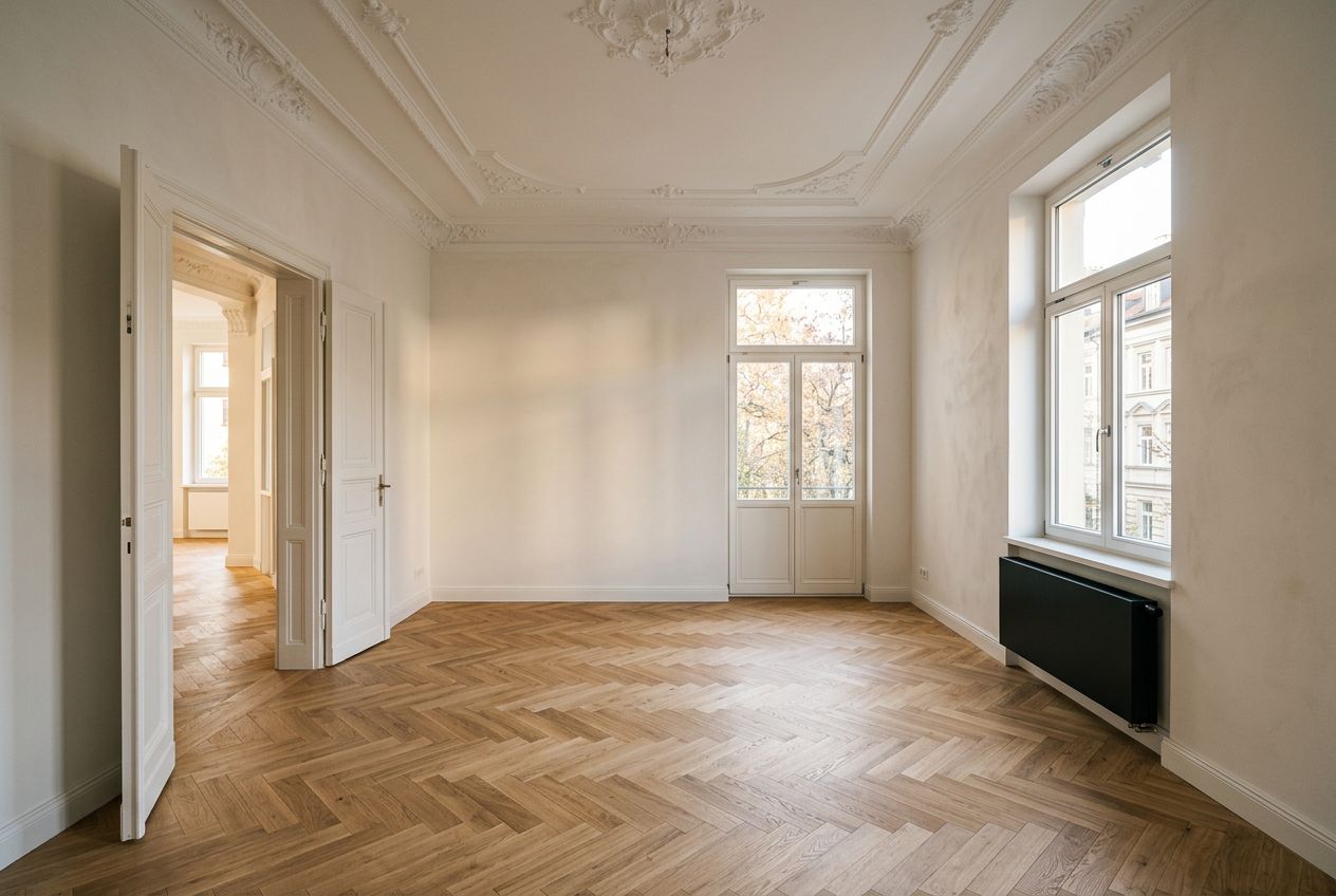 Wohnung vor und nach der Sanierung durch Mardini Bau